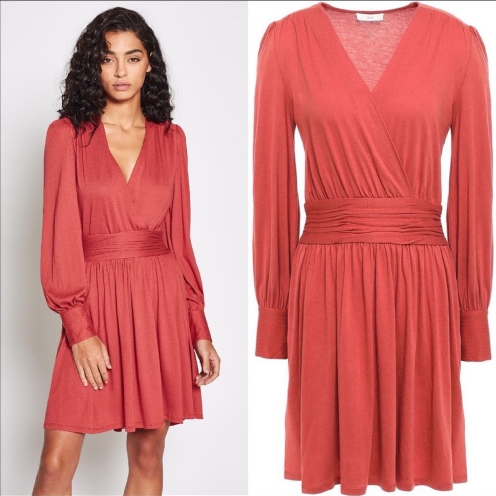 Joie Corelle Dress in Desert Spice Sz Medium